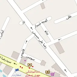 این نقشه، آدرس دکتر‌ عباس گشاده رو (زعفرانیه) متخصص ایمپلنت و جراحی لثه در شهر تهران است. در اینجا آماده پذیرایی، ویزیت، معاینه و ارایه خدمات به شما بیماران گرامی هستند.