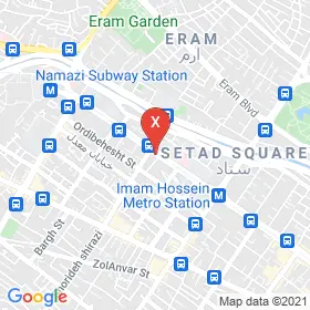 این نقشه، آدرس دکتر علیرضا زاهدی نسب متخصص جراحی عمومی در شهر شیراز است. در اینجا آماده پذیرایی، ویزیت، معاینه و ارایه خدمات به شما بیماران گرامی هستند.