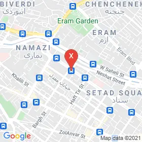 این نقشه، آدرس دکتر کاووس اشراقیان متخصص داخلی؛ گوارش و کبد در شهر شیراز است. در اینجا آماده پذیرایی، ویزیت، معاینه و ارایه خدمات به شما بیماران گرامی هستند.