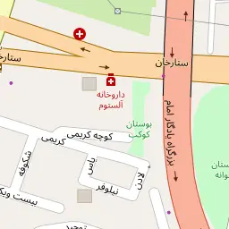 این نقشه، نشانی دکتر گیتی محمد ابراهیم (ستارخان) متخصص زنان و زایمان و نازایی در شهر تهران است. در اینجا آماده پذیرایی، ویزیت، معاینه و ارایه خدمات به شما بیماران گرامی هستند.