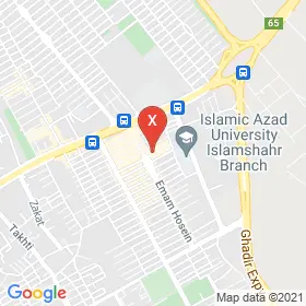 این نقشه، نشانی دکتر ندا ارجمند (بهارستان) متخصص زنان، زایمان و نازایی در شهر اسلامشهر است. در اینجا آماده پذیرایی، ویزیت، معاینه و ارایه خدمات به شما بیماران گرامی هستند.