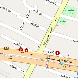 این نقشه، آدرس گفتاردرمانی محمد معز شهرام نیا (مجیدیه شمالی) متخصص درمان در کلینیک، هوم ویزیت( درمان در منزل) در شهر تهران است. در اینجا آماده پذیرایی، ویزیت، معاینه و ارایه خدمات به شما بیماران گرامی هستند.
